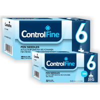 ControlFine Pen Needles 50τμχ - Αποστειρωμένα Βελο