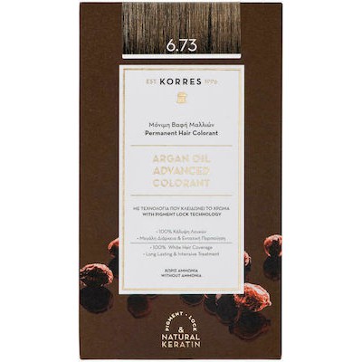Korres Argan Oil Advanced Colorant 6.73 Χρυσό Κακά