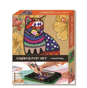 Avenirkids Canvas Pop Art Cat Σετ Ζωγραφικής