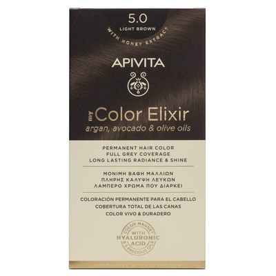 APIVITA My Color Elixir N5,0 Καστανό Ανοιχτό 50&75