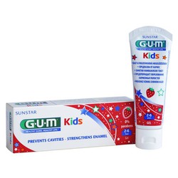 Gum Kids 2-6 Ετών Οδοντόκρεμα φράουλα (3000) 50ml 