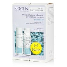 Bioclin Σετ Light Daily Cleanser - Καθημερινό Αφρίζων Καθαριστικό για κάθε τύπο επιδερμίδας, 2 x 300ml (1+1 Δώρο)