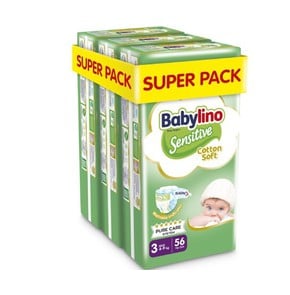 Babylino Sensitive Cotton Soft No3 (4-9 Kg) Super 