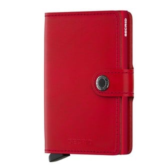 Δερμάτινο Πορτοφόλι RFID Miniwallet Original, Red-