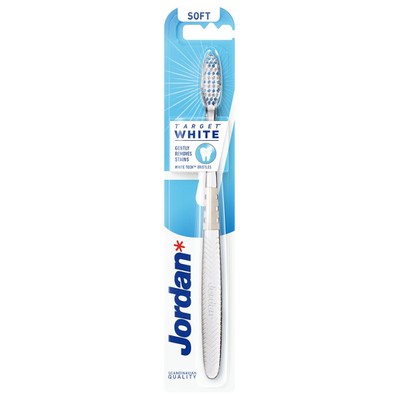 Jordan Target White Οδοντόβουρτσα Soft 1 Τεμάχιο