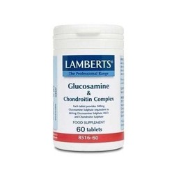 Lamberts Glucosamine Chonrdroitin Complex Σκεύασμα Θειικής Γλυκοζαμίνης 60tabs.