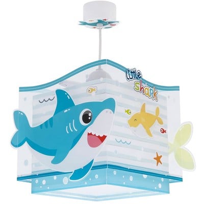 Kid'S Pendant Light Little Shark 1Xe27 15W