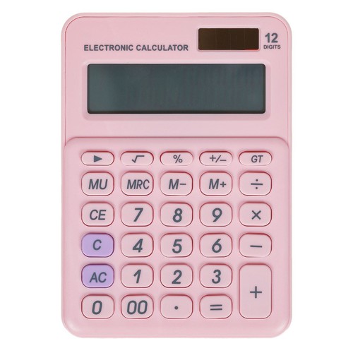 Makine llogaritese ngjyre roze butona