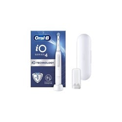 Oral-B IO Series 4 Magnetic White Ηλεκτρική Οδοντόβουρτσα Με Θήκη Ταξιδιού Λευκή 1 τεμάχιο