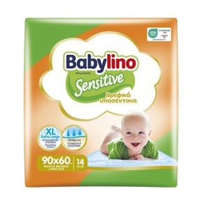 Babylino Sensitive Bed Sheets 90x60cm, 14pcs (8376