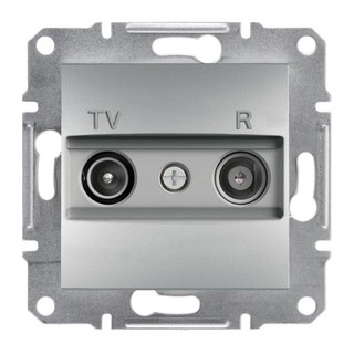 Asfora TV/RD Socket Terminal Aluminium EPH3300161