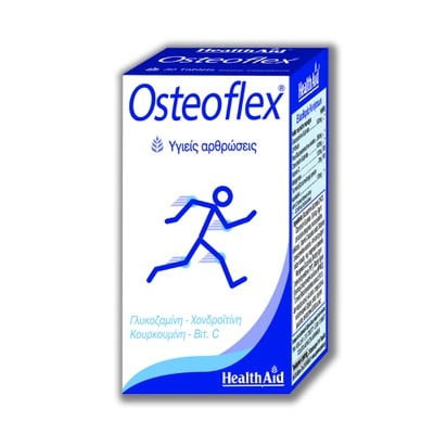HEALTH AID Osteoflex 500mg Συμπλήρωμα Διατροφής Με Γλυκοζαμίνη & Χονδροϊτίνη Για Υγιείς Αρθρώσεις x30 Δισκία