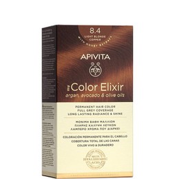Apivita My Color Elixir Βαφή Μαλλιών 8.4 Ξανθό Ανοιχτό Χάλκινο