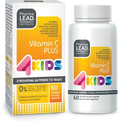 PHARMALEAD Vitamin C Plus 4 Kids Gummies Παιδικά Ζελεδάκια Με Βιταμίνη C Για Την Ενίσχυση Του Ανοσοποιητικού 60 Τεμάχια