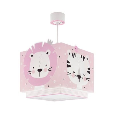 Kids Ceiling Pendant Light Baby Jungle Pink 1Xe27