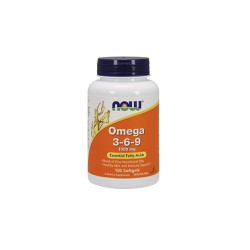 Now Omega 3-6-9 1000mg Συμπλήρωμα Διατροφής Με Λιπαρά Οξέα & Ομέγα 3-6-9 100 μαλακές κάψουλες