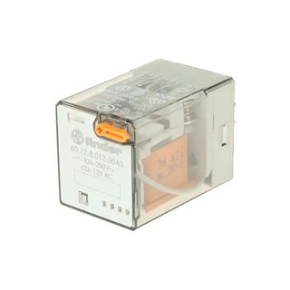 Auxilary Relay 6012 12VAC 2 Contacts with Push But
