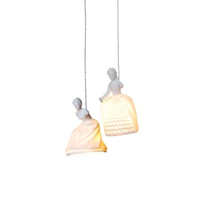 Pendant Light Se170-1 Handan Ceramic Gypsum-Colore