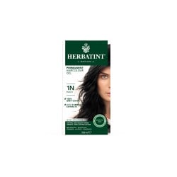 Herbatint Permanent Haircolor Gel 1N Φυτική Βαφή Μαλλιών Μαύρο 150ml