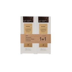 Korres Promo (1+1 Δώρο) Abyssinia Superior Gloss Colorant Μόνιμη Βαφή Μαλλιών No.6.7 Ξανθό Σκούρο Σοκολατί 2x50ml