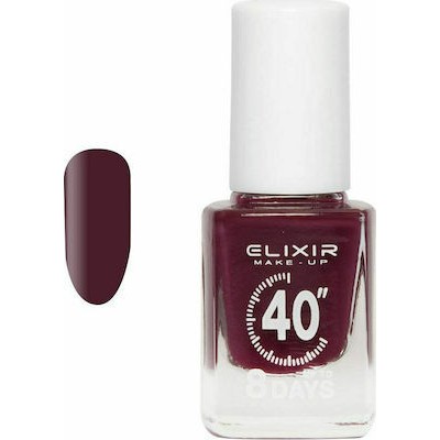 ELIXIR 40″ Up To 8 Days Gloss Βερνίκι Νυχιών Quick Dry 385 Imperial Purple 13ml