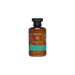 Apivita Refresing Fig Shower Gel Mε Essential Oils Αφρόλουτρο Με Σύκο & Αιθέρια Έλαια 250ml