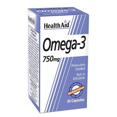 Health Aid Omega 3 Συμπλήρωμα Διατροφής 750mg 30ca