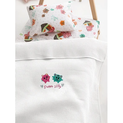 Κουβέρτα Πικέ Αγκαλιάς Baby Blankets 80x110 Candy/