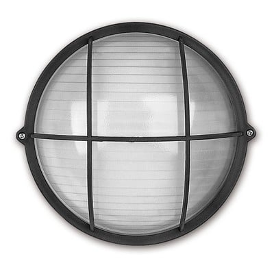 Round Light With Grid Grey 60W E27 Park