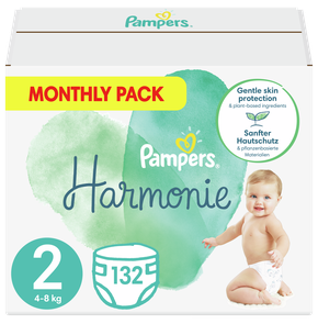 Pampers Πάνες Harmonie Μέγ. 2 (4kg-8kg) Monthly Pa