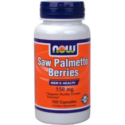 Now Saw Palmetto Berries 550mg 100 caps