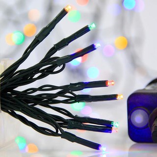Xmas String Led Lights  240 Multicolor With Green 