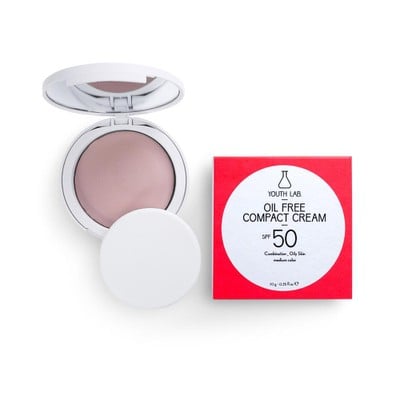 Youth Lab Oil Free Compact Cream SPF50 Medium Colo