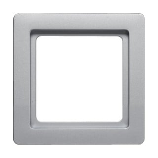 Berker Q.1 Πλαίσιο 1 Θέσης White Aluminium 1011608