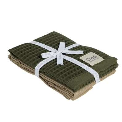 Das Home σετ Ποτηροπανα 2τμχ 40χ60 0802 Green, Oli
