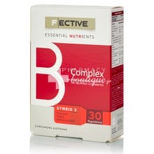 Fective B-Complex - Σύμπλεγμα Βιταμινών B, 30 tabs