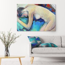 Nude oil painting