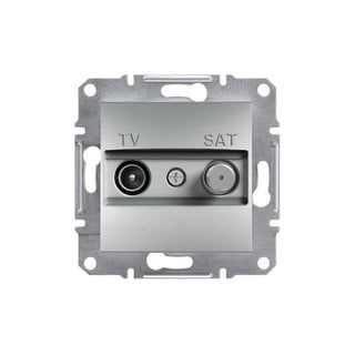 Asfora TV/SAT Socket Terminal Aluminium EPH3400161
