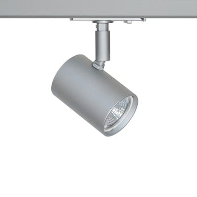 Single Phase Rail Spot Light Grey Gu10 Par16 Loko 