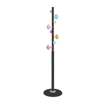 Hanger - Coat Stand Steel Pink D.37x170cm ZWW Wood