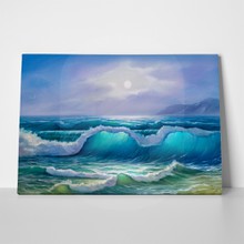 Original oil painting sea beach 1118391866 a