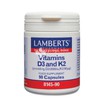 Lamberts Vitamin D3 2000iu and K2 90μg - Υγιή Οστά & Δόντια, 90 caps (8145-90)