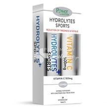 Power Health Σετ Hydrolytes Sports (με Stevia), 20 eff. tabs & ΔΩΡΟ Vitamin C 500, 20 eff. tabs