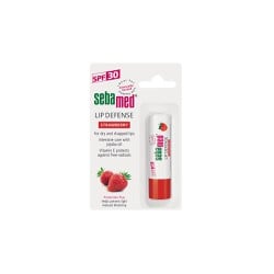 Sebamed Lip Defence Strawberry SPF30 Προστατευτικό & Μαλακτικό Για Ταλαιπωρημένα Χείλη 4.8gr