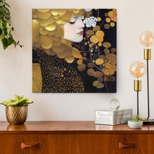 Klimt style woman