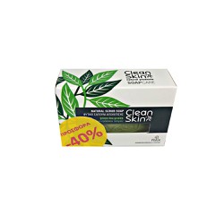 CleanSkin Promo (-40% Μειωμένη Αρχική Τιμή) Σαπούνι Αντισηπτικό Πράσινο Τσάι 100gr