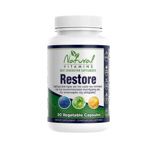 Natural Vitamins Restore Probiotics, 30 Caps