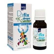 Intermed D3 + K2 Fix Drops - Βιταμίνη D3 + K2 σε Σταγόνες, 12ml