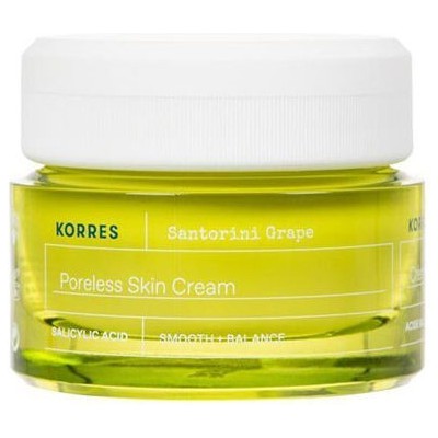 KORRES Santorini Grape Poreless Light Skin Cream Κρέμα Προσώπου Για Ενυδάτωση & Σύσφιξη, 40ml