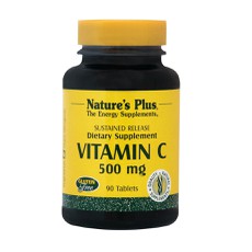 Nature's Plus Vitamin C 500mg with Rose Hips Συμπλ